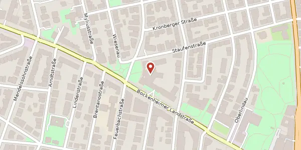Karte der Umgebung von Bockenheimer Landstr. 42-44, 60323 Frankfurt