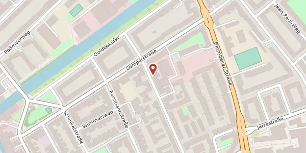 Karte der Umgebung von Geibelstraße 56, 22303 Hamburg