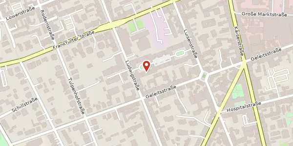 Karte der Umgebung von Ludwigstr. 53, 63067 Offenbach