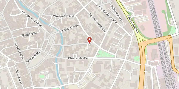 Karte der Umgebung von Vogelstraße 26, 91301 Forchheim