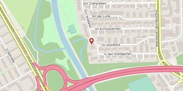 Karte der Umgebung von Am Niddatal 7, 60488 Frankfurt