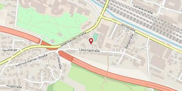 Karte der Umgebung von Lessingstraße 15, 73035 Göppingen
