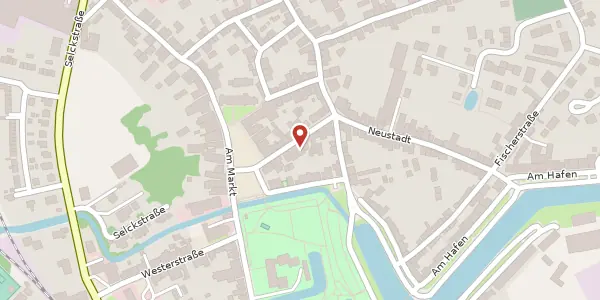 Karte der Umgebung von Neustraße 10, 25832 Tönning