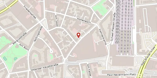 Karte der Umgebung von Große Rainstraße 29, 22765 Hamburg