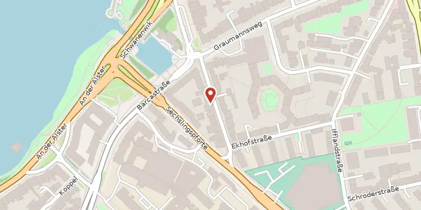 Karte der Umgebung von Ackermannstraße 25, 22087 Hamburg