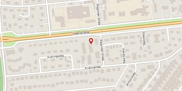 Karte der Umgebung von Heerstraße 109, 14055 Berlin
