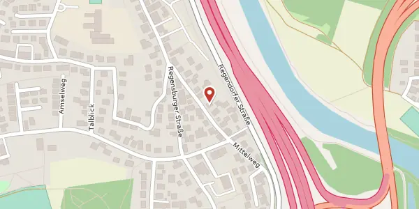 Karte der Umgebung von Mittelweg 19, 93138 Lappersdorf