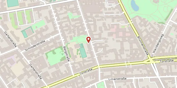 Karte der Umgebung von Ackerstraße 162, 10115 Berlin
