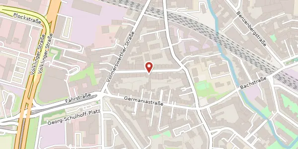 Karte der Umgebung von Dianastr. 17, 40223 Düsseldorf