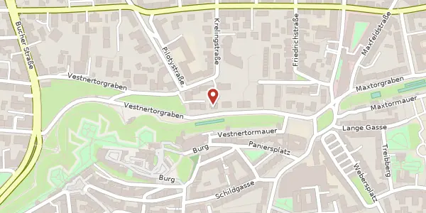 Karte der Umgebung von Vestnertorgraben 37, 90408 Nürnberg