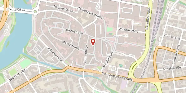 Karte der Umgebung von Strohstraße 8, 72622 Nürtingen