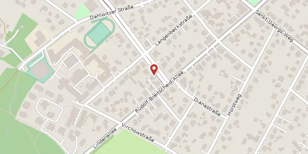 Karte der Umgebung von Lindenstraße 1 a, 15366 Neuenhagen