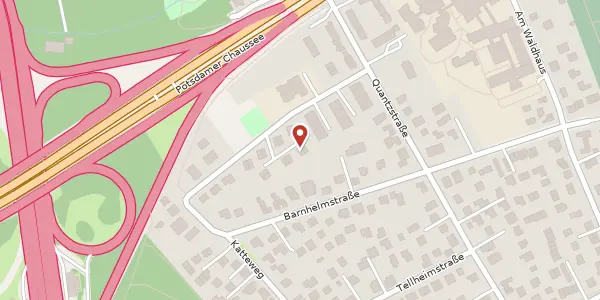Karte der Umgebung von Von-der-Trenck-Straße 9 A, 14129 Berlin