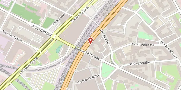 Karte der Umgebung von Könneritzstraße 33, 01067 Dresden