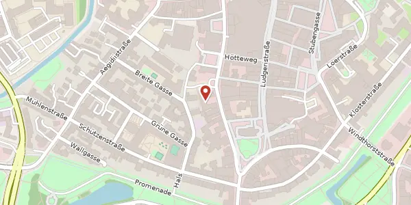 Karte der Umgebung von Königsstr. 46, 48143 Münster