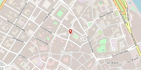 Karte der Umgebung von Emmeransstraße 34b, 55116 Mainz