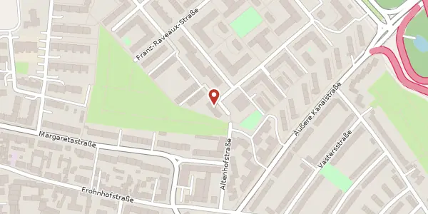 Karte der Umgebung von August-von-Willich Str. 7, 50827 Köln