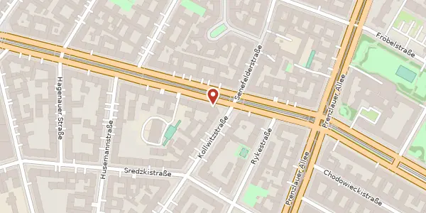 Karte der Umgebung von Danziger Straße 56, 10435 Berlin