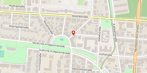 Karte der Umgebung von Weberstr. 9, 76133 Karlsruhe