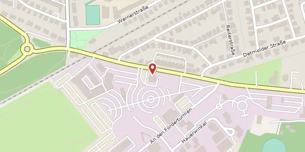 Karte der Umgebung von Hammer Str. 146, 59075 Hamm