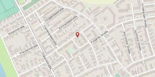 Karte der Umgebung von Eibseestr. 18a, 86163 Augsburg