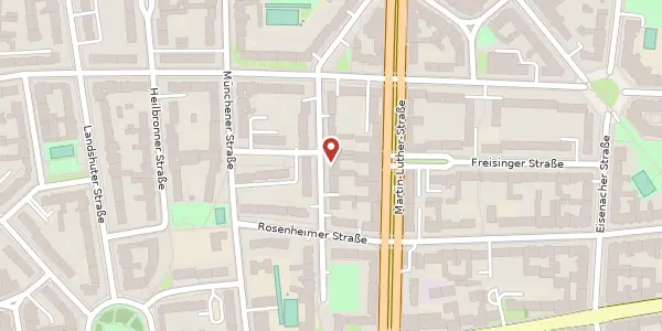 Karte der Umgebung von Berchtesgardener Straße 36, 10779 Berlin