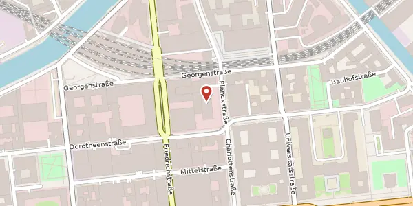 Karte der Umgebung von Friedrichstraße 95, 10117 Berlin