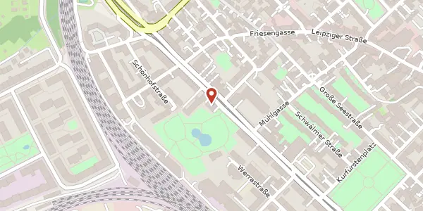 Karte der Umgebung von Schlossstr. 24, 60486 Frankfurt