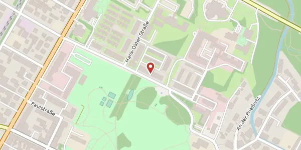 Karte der Umgebung von Tannenstraße 20, 01099 Dresden