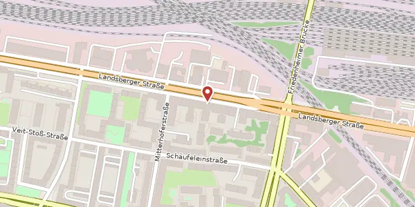 Karte der Umgebung von Landsberger Str. 209, 80687 München