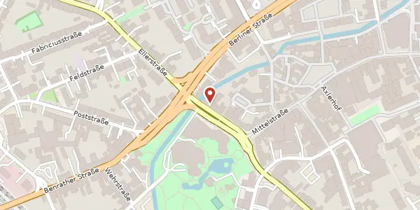 Karte der Umgebung von Benratherstraße 16, 40721 Hilden