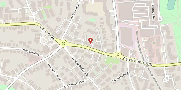 Karte der Umgebung von Ochsenzoller Straße 117, 22848 Norderstedt