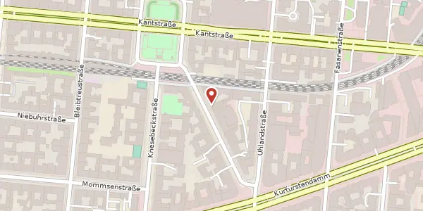 Karte der Umgebung von Grolmanstraße 44, 10623 Berlin