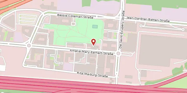Karte der Umgebung von Amelia-Mary-Earhart-Str. 8, 60549 Frankfurt