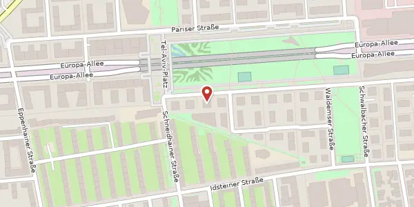 Karte der Umgebung von Niedernhausener Str. 53, 60326 Frankfurt