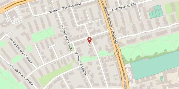 Karte der Umgebung von Klaus-Groth-Str. 39, 60320 Frankfurt