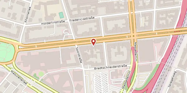 Karte der Umgebung von Kaiserdamm 84, 14057 Berlin
