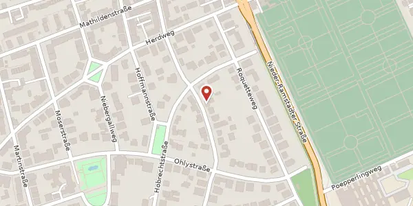Karte der Umgebung von Osannstr. 14, 64285 Darmstadt