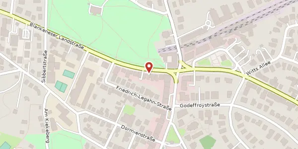 Karte der Umgebung von Blankeneser Landstraße 5, 22587 Hamburg