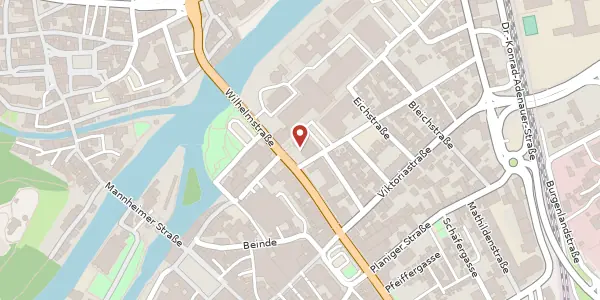 Karte der Umgebung von Wilhelmstraße 5, 55543 Bad Kreuznach
