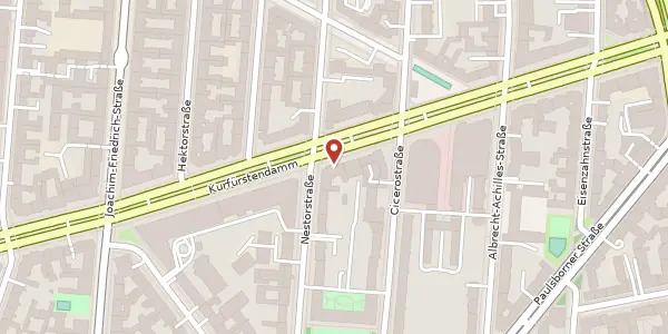 Karte der Umgebung von Kurfürstendamm 150, 10709 Berlin