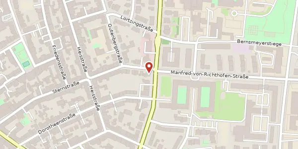 Karte der Umgebung von Hohenzollernring 55, 48145 Münster