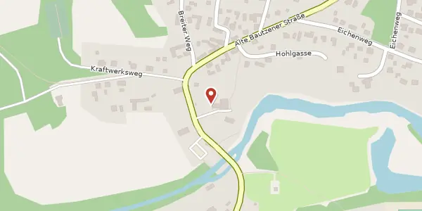 Karte der Umgebung von Alte Bautzener Straße 87, 02943 Boxberg