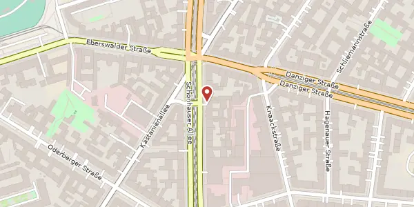 Karte der Umgebung von Schönhauser Allee 43, 10143 Berlin