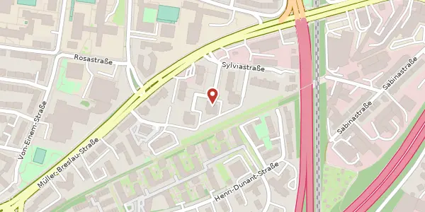 Karte der Umgebung von Sylviastr. 12, 45131 Essen