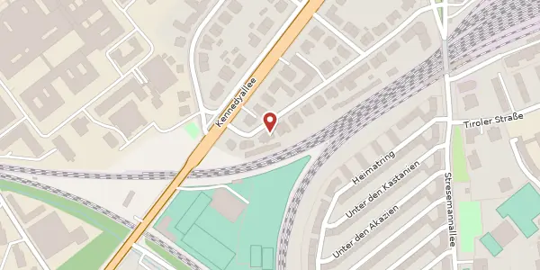 Karte der Umgebung von Waidmannstr. 45, 60596 Frankfurt