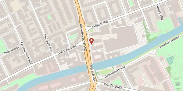 Karte der Umgebung von Barmbeker Straße 10, 22303 Hamburg