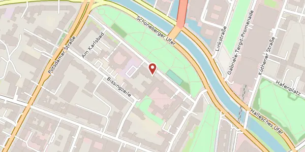 Karte der Umgebung von Am Karlsbad 10, 10785 Berlin