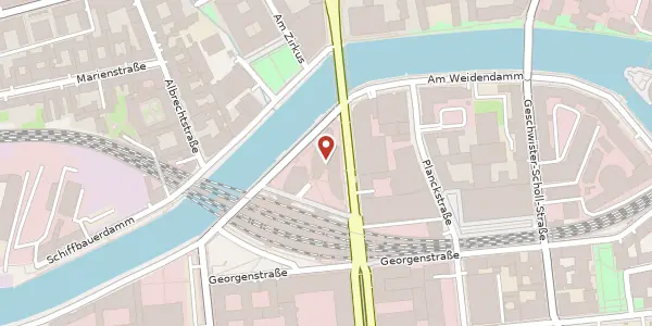 Karte der Umgebung von Friedrichstraße 140, 10117 Berlin