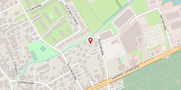 Karte der Umgebung von Bachstraße 15 a, 37081 Göttingen